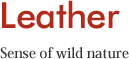 Leather Sense of wild nature